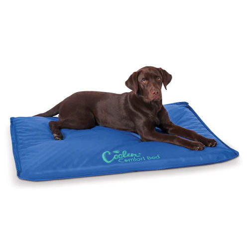 Cooling dog bed example